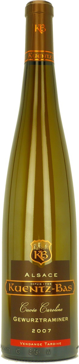 Kuentz-Bas Cuvee Caroline Gewurztraminer Vendange Tardive 0,375 л