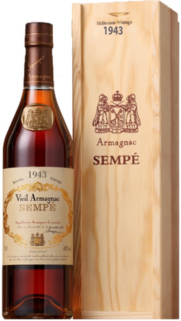 Armagnac Sempe 1943 (в коробке) 0,7 л