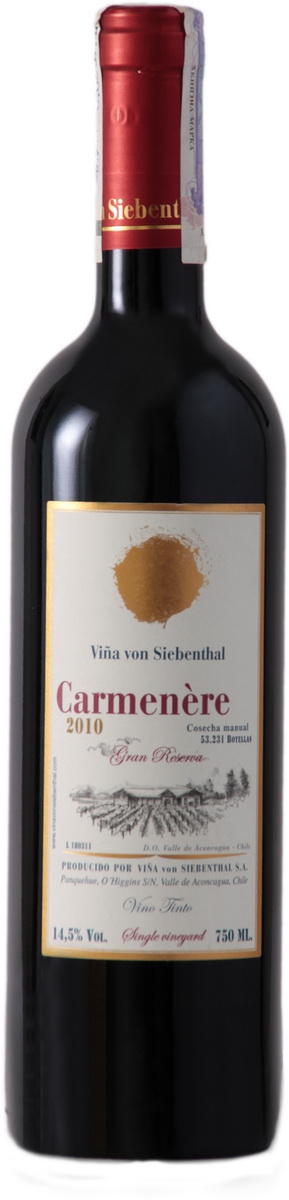 Vina von Siebenthal Carmenere 0,75 л