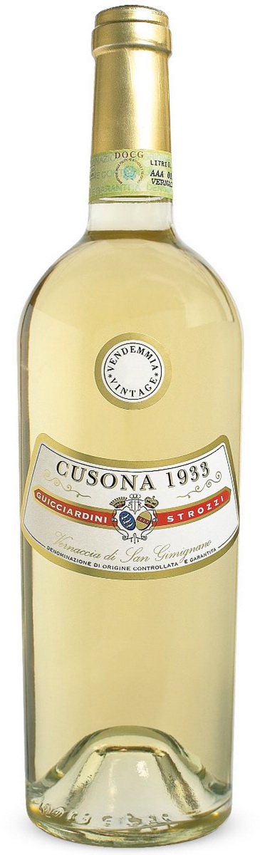 Tenute Guicciardini Strozzi Vernaccia di San Gimignano Cusona 1933 0,75 л