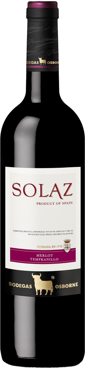 Osborne Solaz Merlot Tempranillo 0,75 л