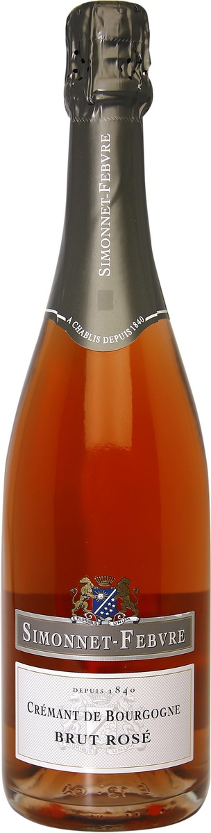 Simonnet-Febvre Cremant de Bourgogne Brut Rose 0,75 л