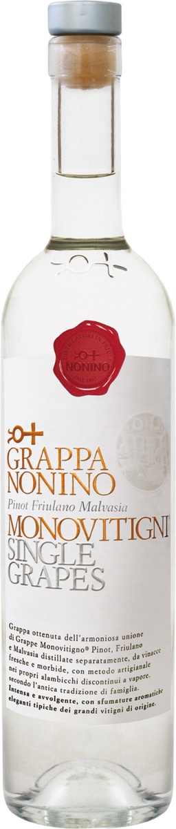 Nonino Single Grapes Monovitigni 0,5 л