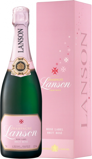 Champagne Lanson Rose Label Brut 0,75 л